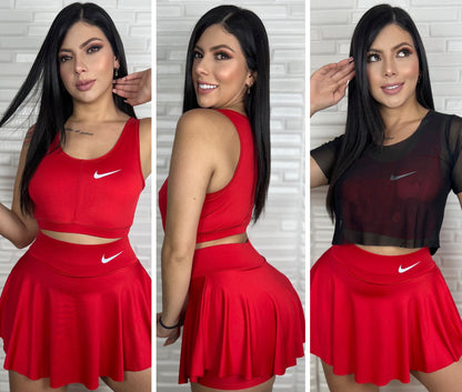 NUEVO CONJUNTO DEPORTIVO CON FALDA NlKE