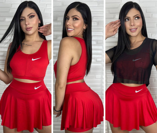 NUEVO CONJUNTO DEPORTIVO CON FALDA NlKE