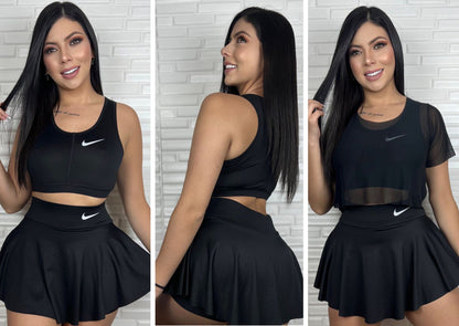 NUEVO CONJUNTO DEPORTIVO CON FALDA NlKE